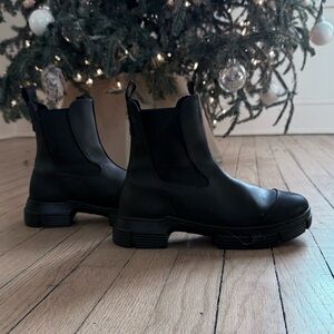GANNI Black City Boots